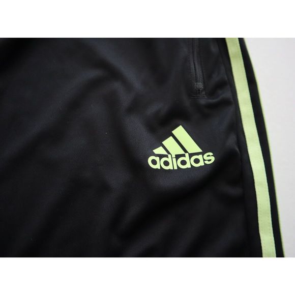 adidas PrimeBlue Men Sz 2XL Black/Lime Green Designed 2 Move 10” 3-Stripe Shorts - Picture 4 of 11
